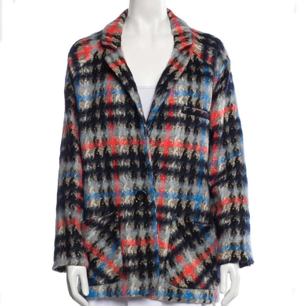 Ottod'Ame Plaid Blazer Jacket